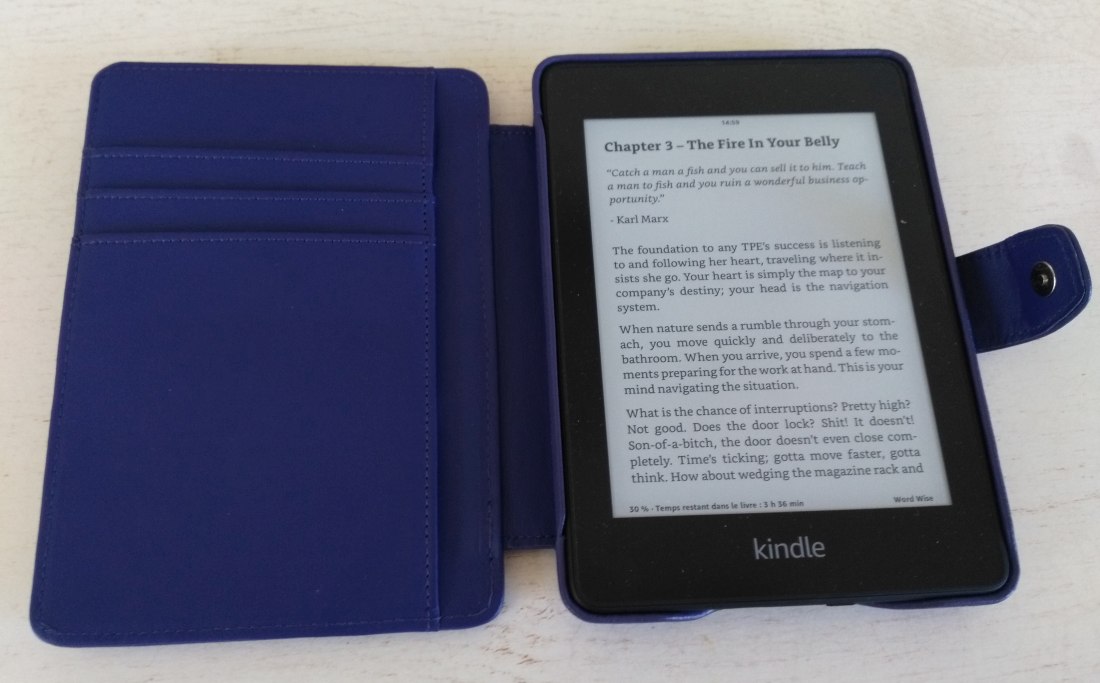 Test de la housse Noreve pour Kindle Paperwhite