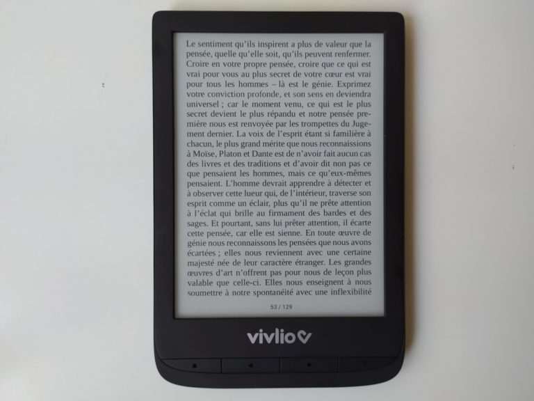 liseuse ebook vivlio touch lux 5