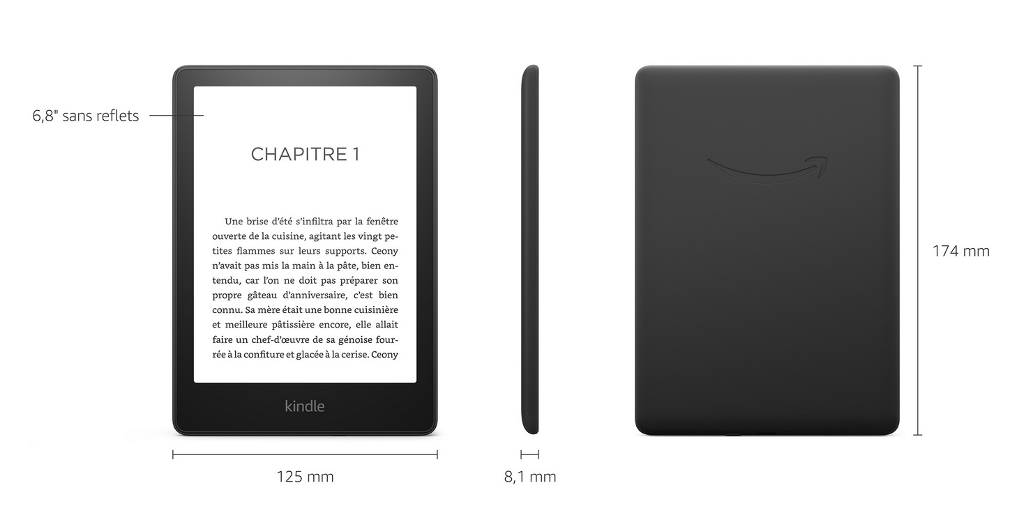 Kindle Paperwhite/Paperwhite Signature Edition : un écran de 6,8  pouces et une mémoire de 8 ou 32 Go - Les Numériques