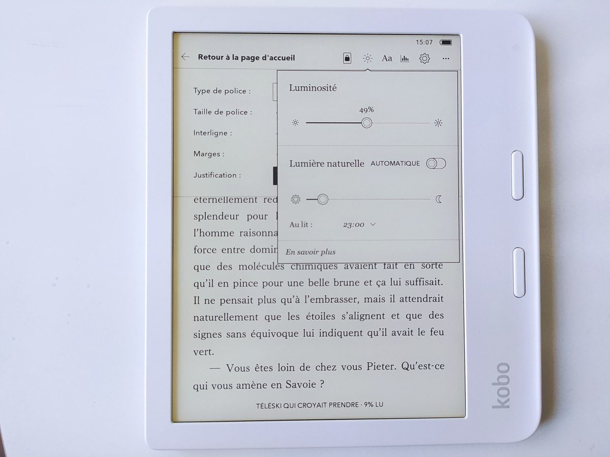 Kobo Libra 2, Liseuse eBook et AudioBook, Ecran Carta HD 7