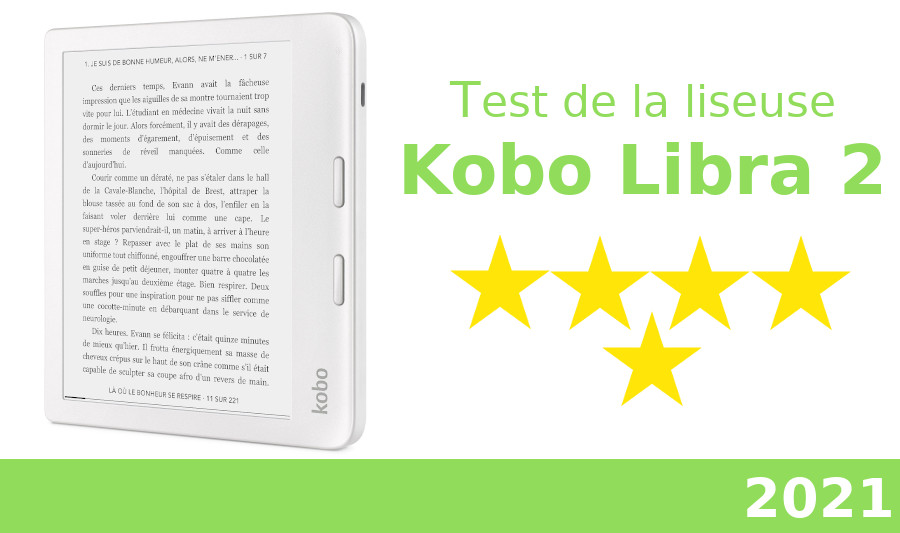 Test Kobo Libra 2 : une liseuse audio pour droitiers et gauchers - Les  Numériques