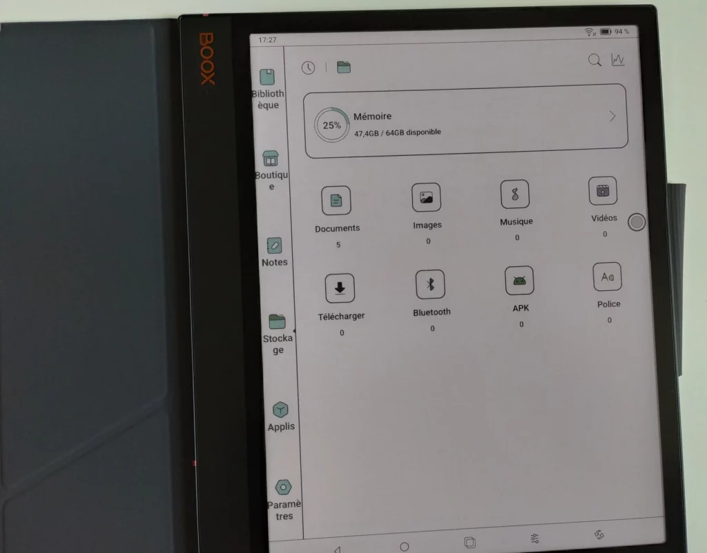 Test de la Onyx Boox Note Air3 C
