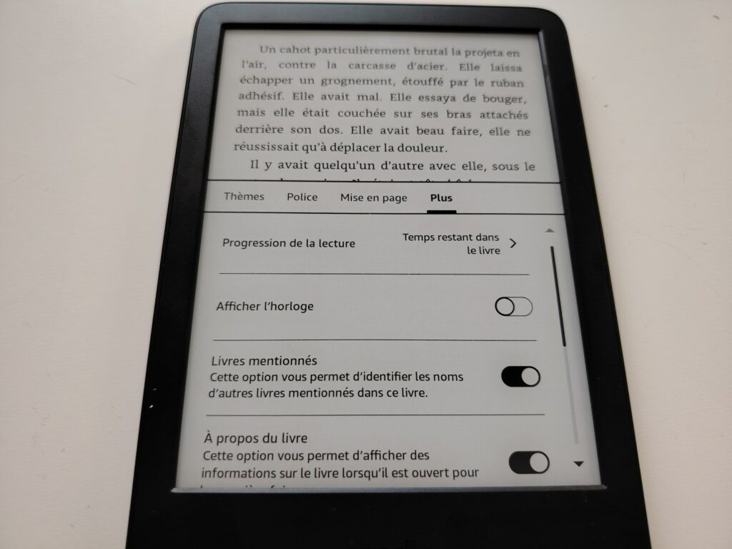 test liseuse kindle 2024 2025