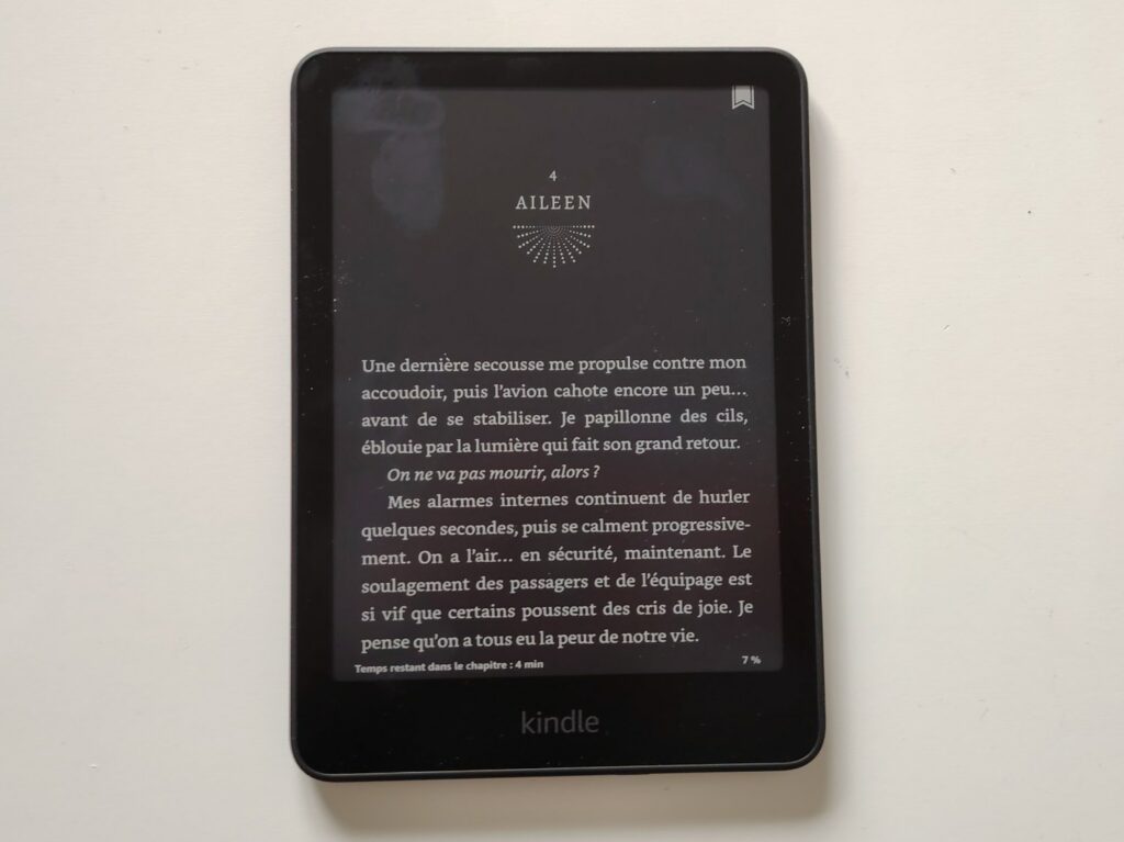 test kindle paperwhite 7 pouces