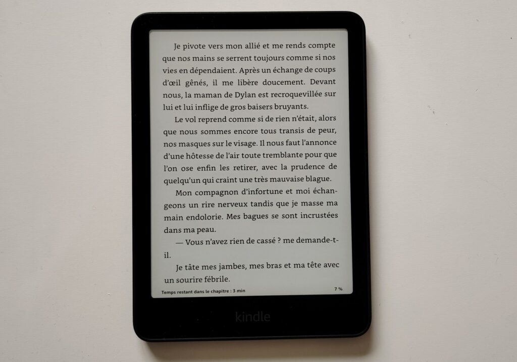 test kindle paperwhite 7 pouces