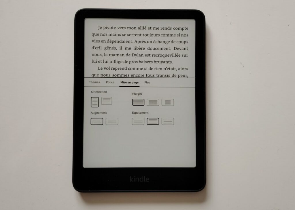 test kindle paperwhite 7 pouces