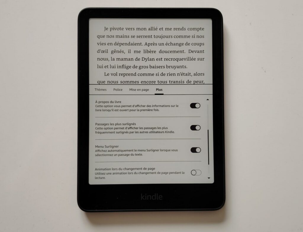 test kindle paperwhite 7 pouces