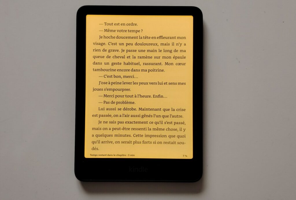 test kindle paperwhite 7 pouces